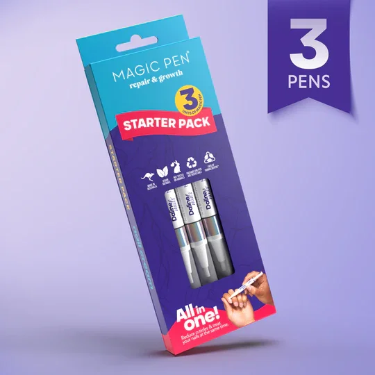 Acetone-free nail wipes-Magic Pen Starter Pack (3 pens)