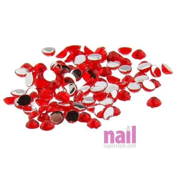 Ombre nail gel shades-Nail Art Rhinestone | Red - 1440 Count