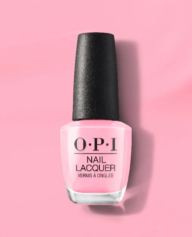 Eco-friendly nail gel polish-OPI NAIL LACQUER - NLS95 - PINK-ING OF YOU