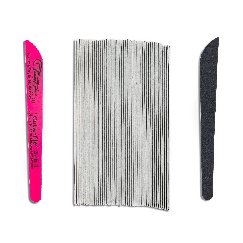 Non-toxic nail remover wipes-Peel 'N Stick Cutie File