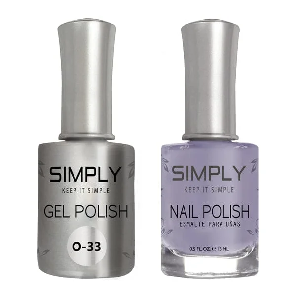 Glitter nail gel top coat-O033 - SIMPLY MATCHING DUO