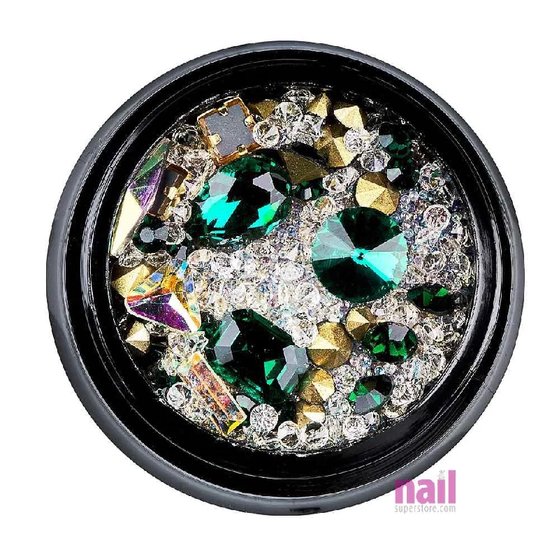 Non-damaging nail glue-Zircon Nail Art Rhinestones | Pack #14 - Pack