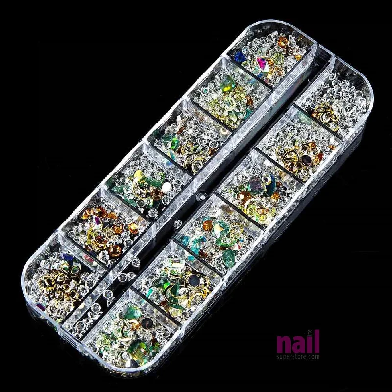 Fast-acting nail glue-Mixed Japanese Nail Art Parts | Pack #3 - Pack