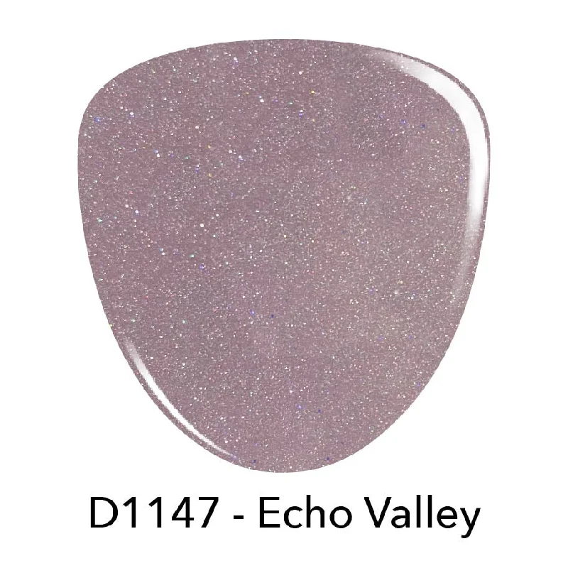 Quick-cure nail sealant-D1147 Echo Valley Lilac Shimmer Dip Powder