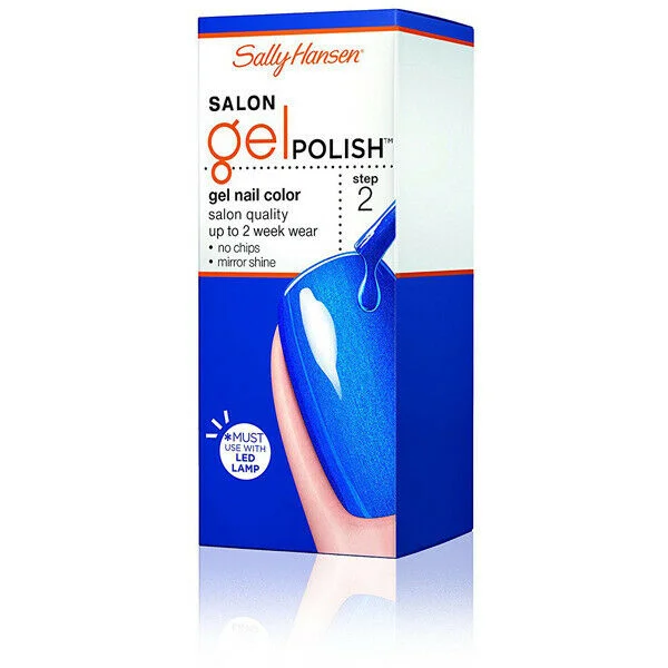 Smooth nail polish topper-Sally Hansen Salon Gel Polish 266 Blue My Mind