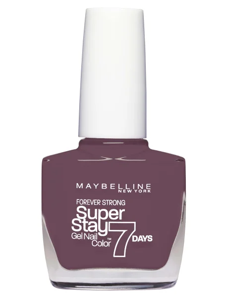 Multi-tone nail polish-Maybelline Forever Strong Super Stay 7 Days Gel Nail Polish 255 Mauve On