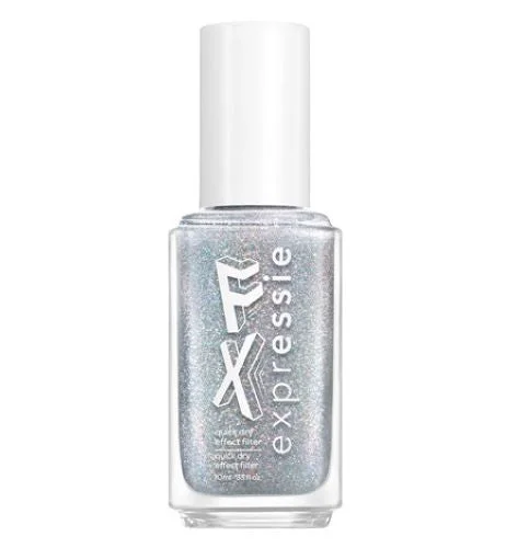 Fast-acting nail glue-Essie Expressie Quick Dry Nail Polish 455 Holo Fliter