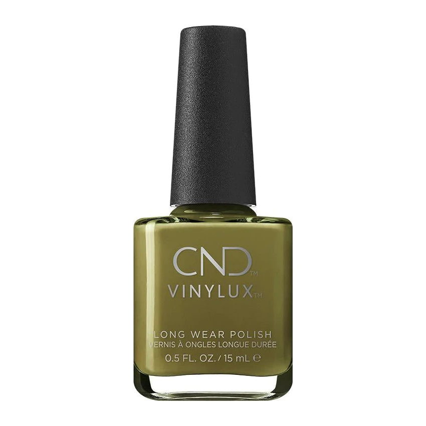 Holographic nail art decals-CND VINYLUX - Olive Grove #403