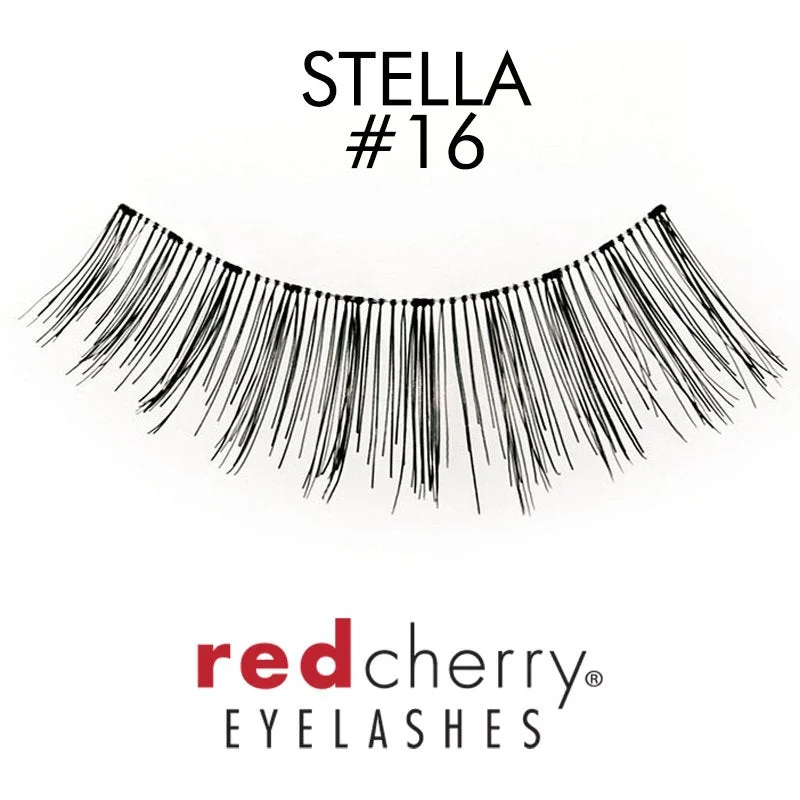 Anti-chip nail sealant-JBS-RED 16 RED CHERRY LASHES 16 STELLA