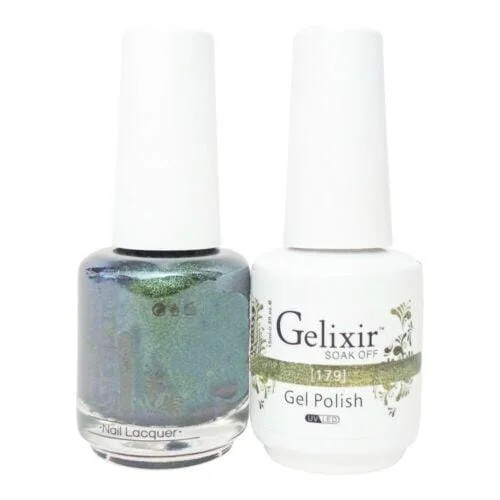 Eco-friendly nail gel polish-GELIXIR GEL COLOR  - GLX179 - Duo Gel & Polish 0.5oz