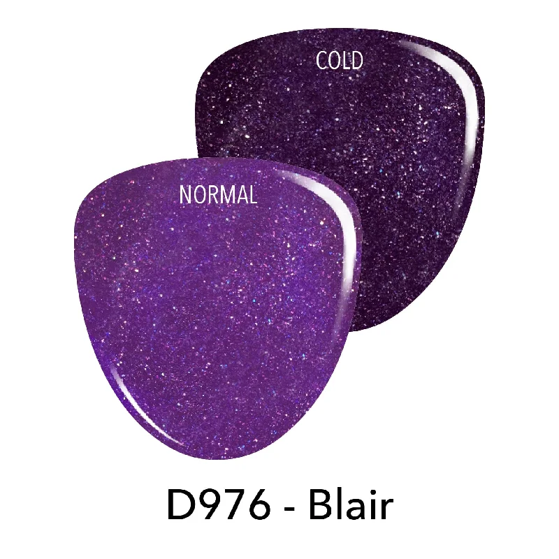 Quick-dry nail gloss spray-D976 Blair Purple Shimmer Dip Powder