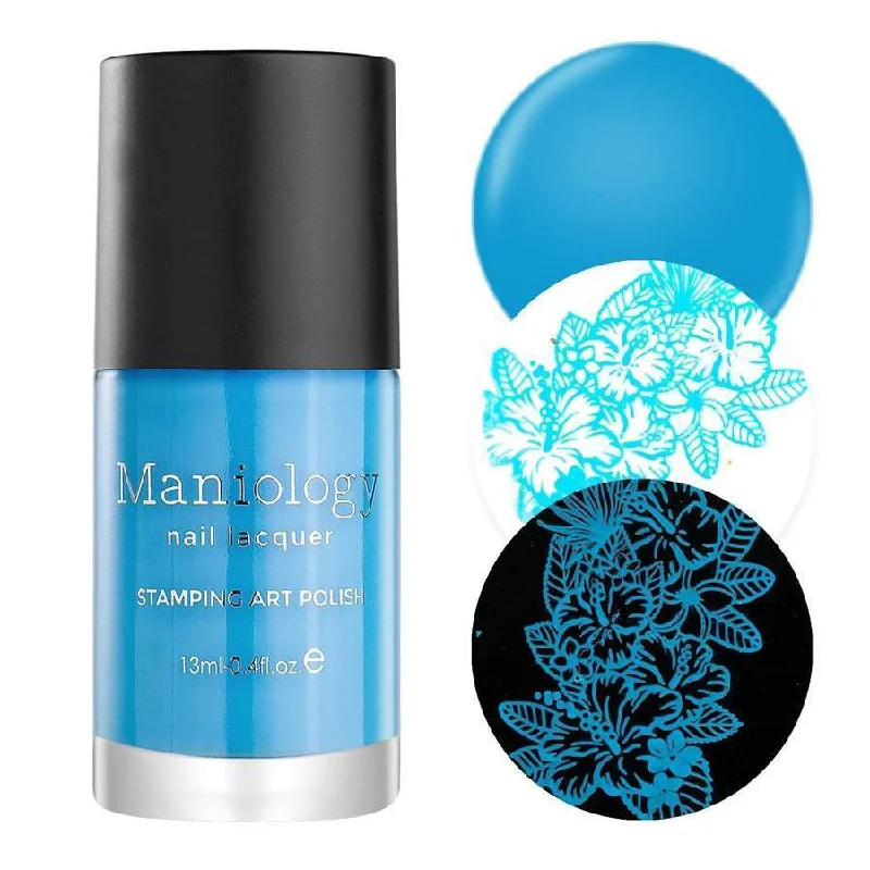 Eco-friendly nail gel-Maniology - Stamping Nail Polish - Blue Glue