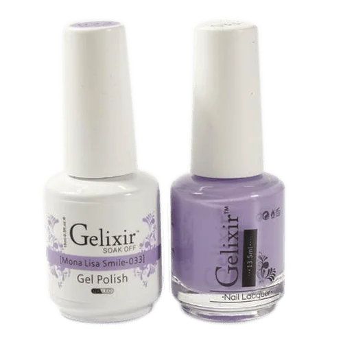 Matte nail polish topper-GELIXIR GEL COLOR  - GLX033 - Duo Gel & Polish 0.5oz