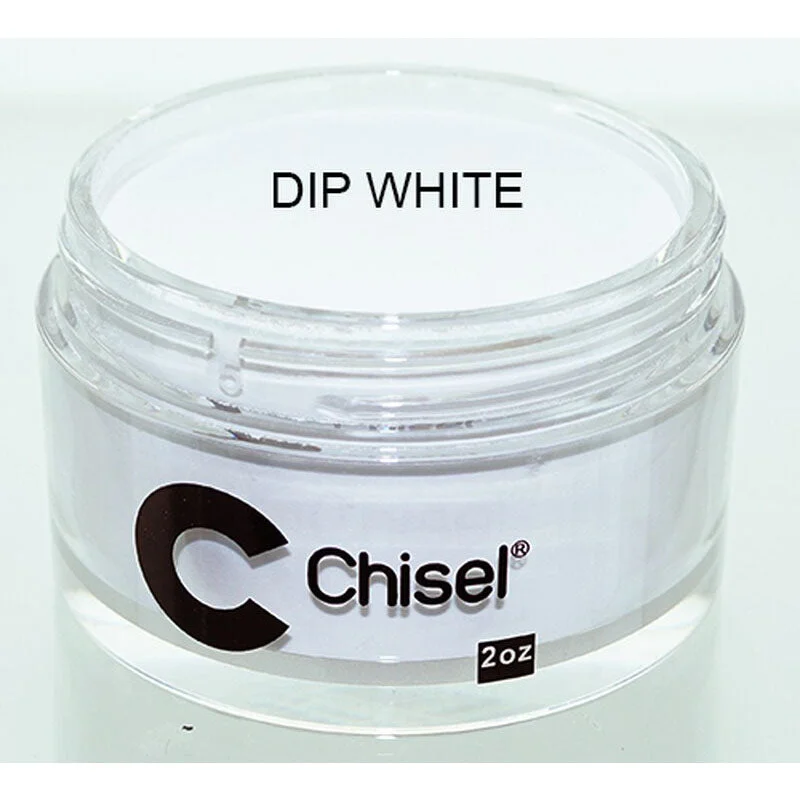 Glitter nail top coat-Chisel Dip White