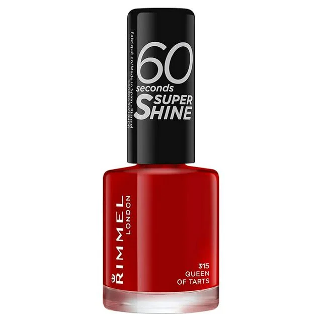 Travel-size nail kit-Rimmel London 60 Seconds Super Shine Nail Polish 315 Queen Of Tarts