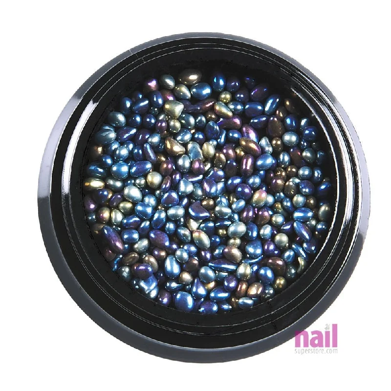 Plant-based nail varnish-Japanese Rhinestone Nail Art Decoration | Crystal Metallic Blue - Pack