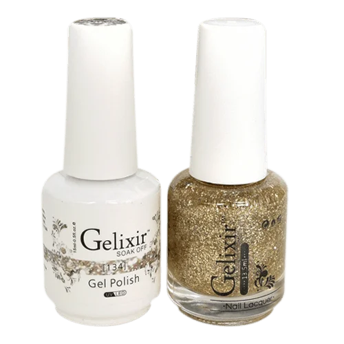 Color-changing nail polish-GELIXIR GEL COLOR  - GLX134 - Duo Gel & Polish 0.5oz