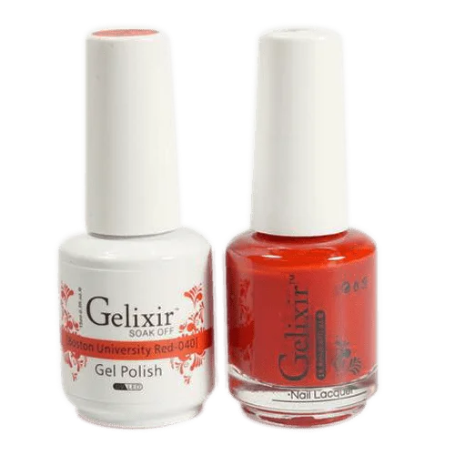 Anti-chip nail gel-GELIXIR GEL COLOR  - GLX040 - Duo Gel & Polish 0.5oz