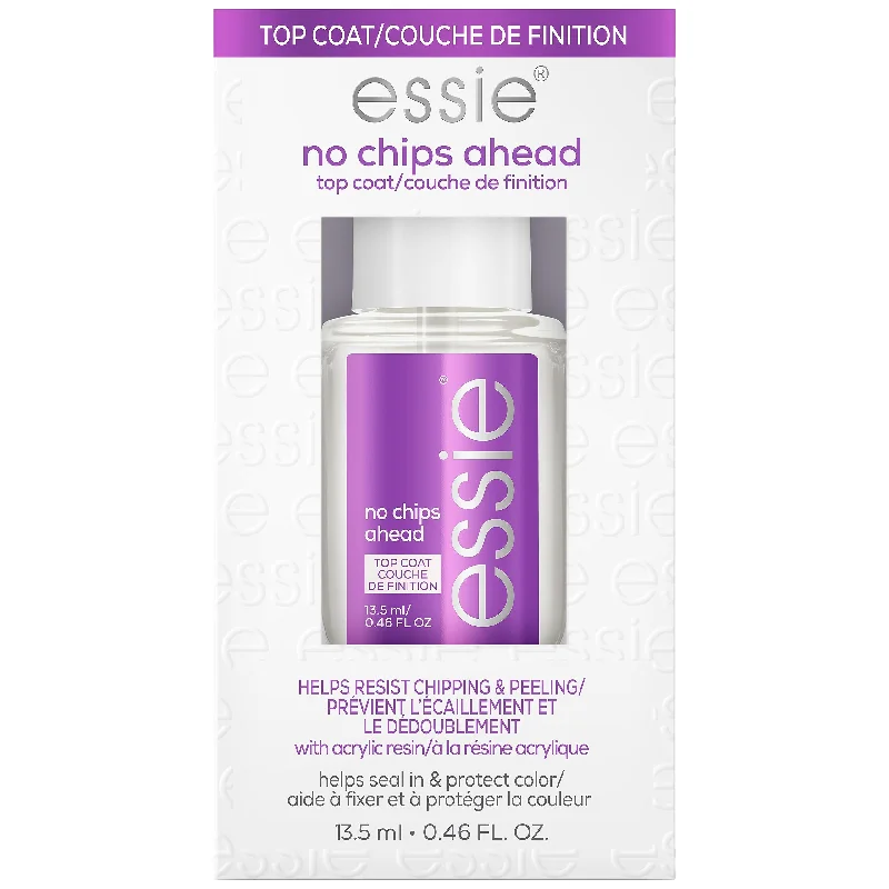 Safe nail polish remover-Essie No Chips Ahead Top Coat