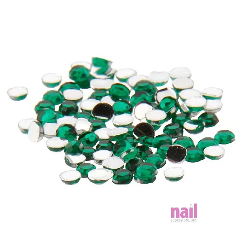 Hydrating nail cuticle balm-Nail Art Rhinestone | Green - 100 pcs