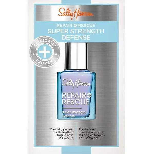 Rechargeable nail gel lamp-Sally Hansen Repair + Rescue Super Strength Defense