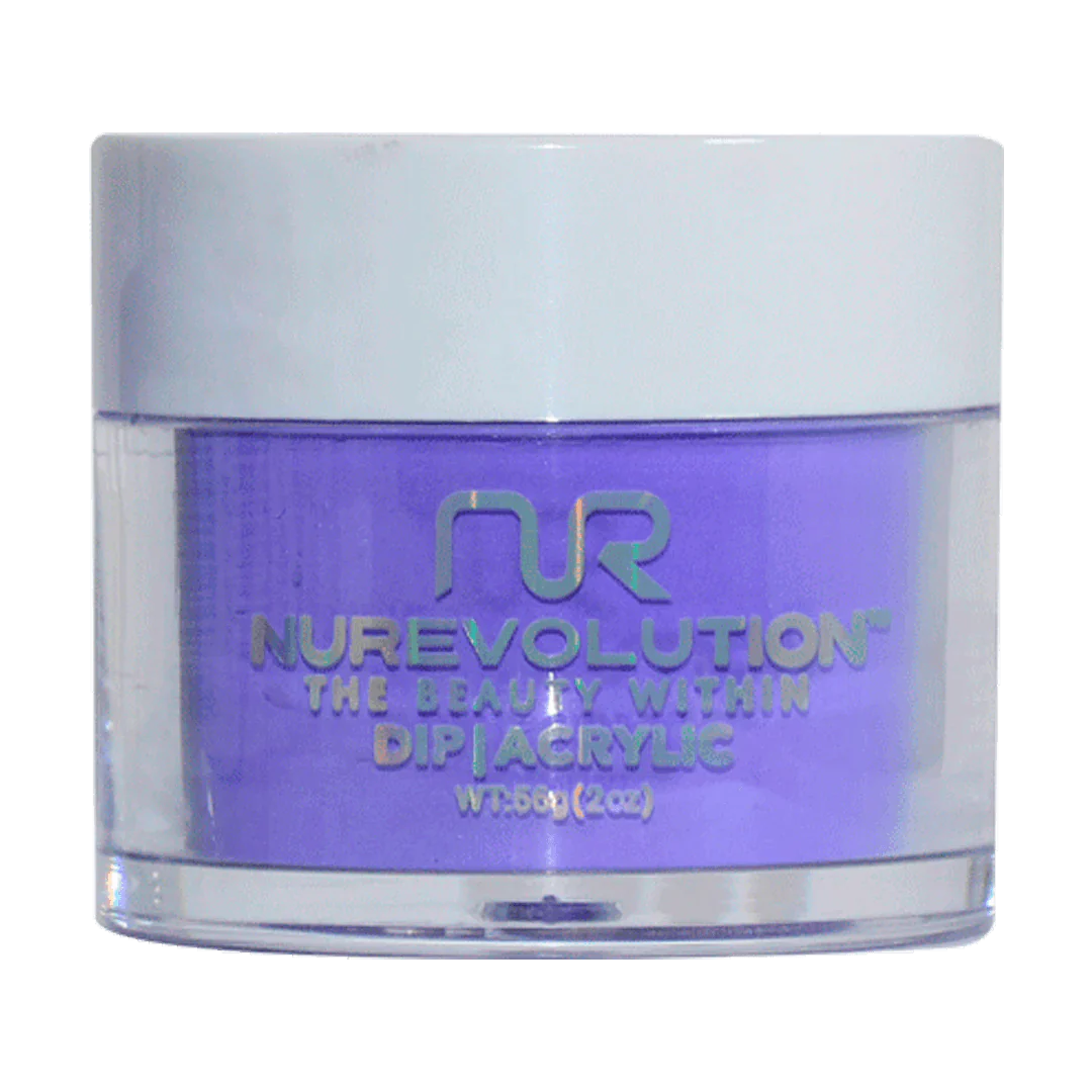 Acetone-free nail remover-NuRevolution Trio Dip/Acrylic Powder 094 Plump Posse