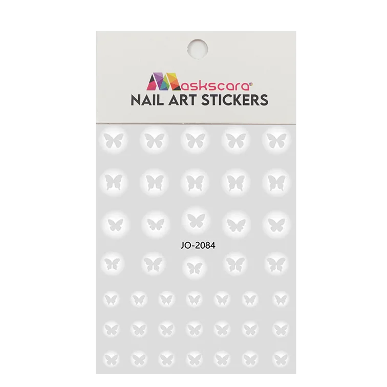 Salon-quality nail acrylic-Nail Art Sticker - Airbrush Butterflies