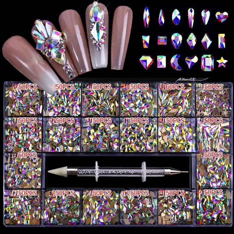 Gel nail polish starter kit-Luxury Rhinestone Kit ZP004