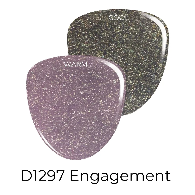 Dual-color nail polish-D1297 Engagement Mood Changer Dip Powder