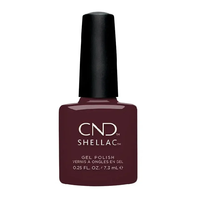 Bright nail polish shades-CND Shellac Black Cherry 304