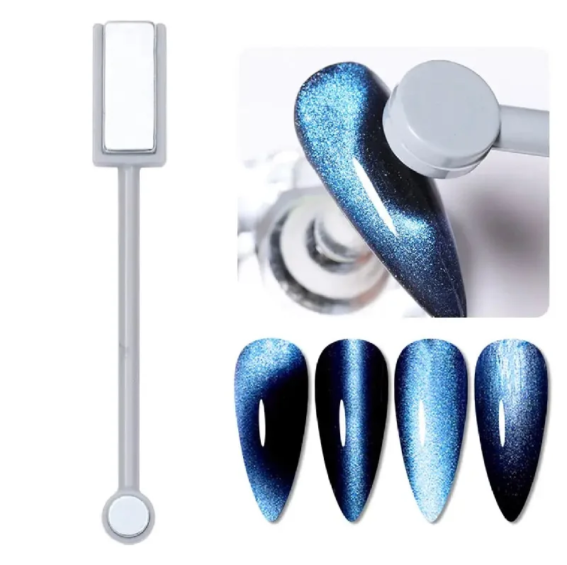 Neutral nail gel colors-Dam Nail Polish - Cat Eye Magnet Wand