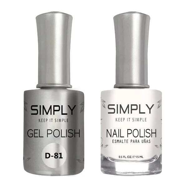 Nude gel nail polish-D081 - SIMPLY MATCHING DUO