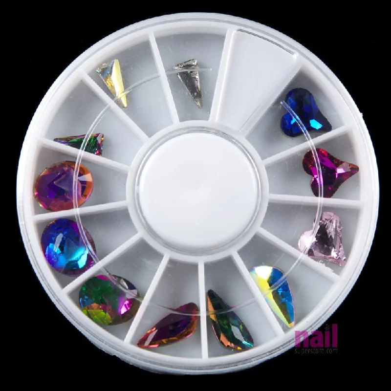 Salon-quality nail acrylic-Premium Crystal 3D Nail Art Rhinestones | Pack #4 - Pack