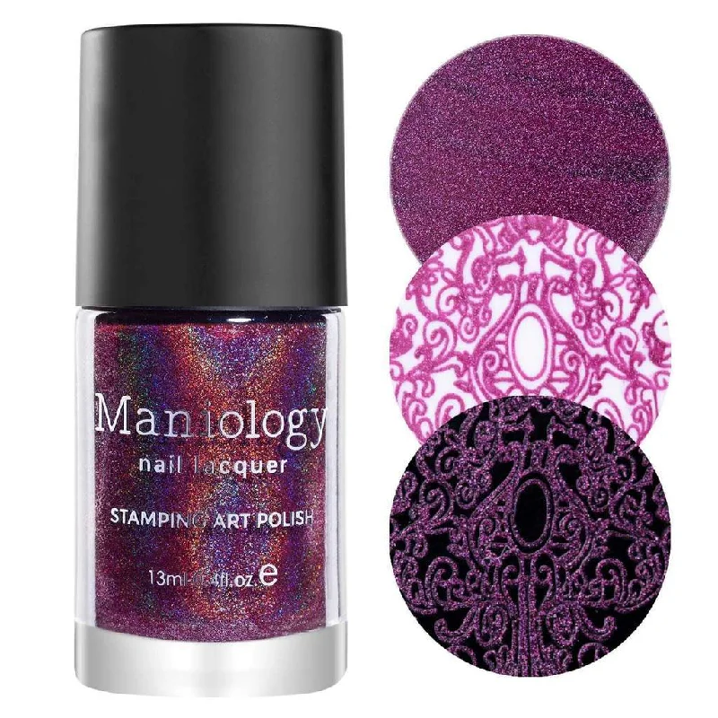 Satin nail polish sealant-Maniology - Stamping Nail Polish - Aphrodite