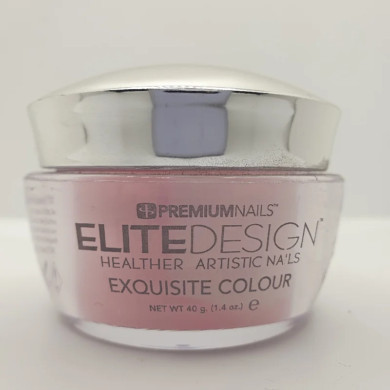 Satin nail polish overlay-PREM ED188 ELITE DESIGN FLAMINGO PINK