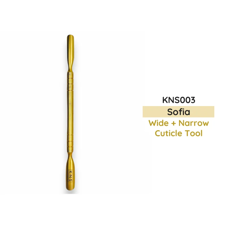 Travel-friendly nail case-Sofia Cuticle Tool – Wipe and Narrow Tool