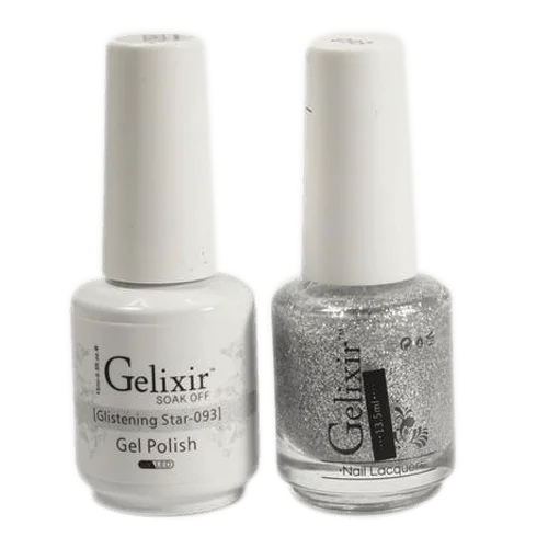 Safe nail polish remover-GELIXIR GEL COLOR  - GLX093 - Duo Gel & Polish 0.5oz