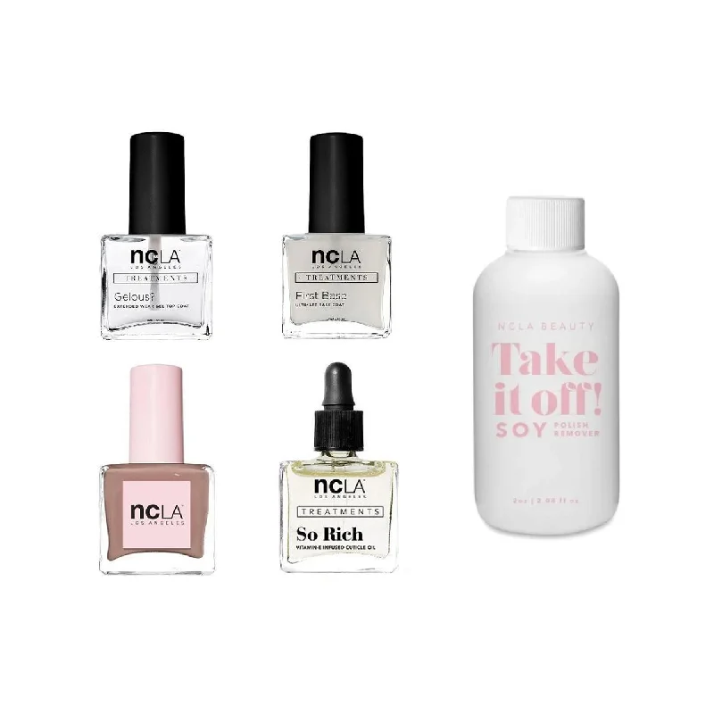 Quick-set nail top coat-Nail Care Set - NCLA At-Home Mani Kit