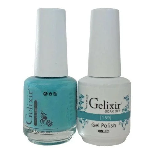 Soft nail polish topper-GELIXIR GEL COLOR  - GLX159 - Duo Gel & Polish 0.5oz