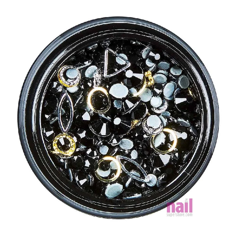 Two-tone nail gel polish-Zircon Nail Art Rhinestones | Pack #30 - Pack