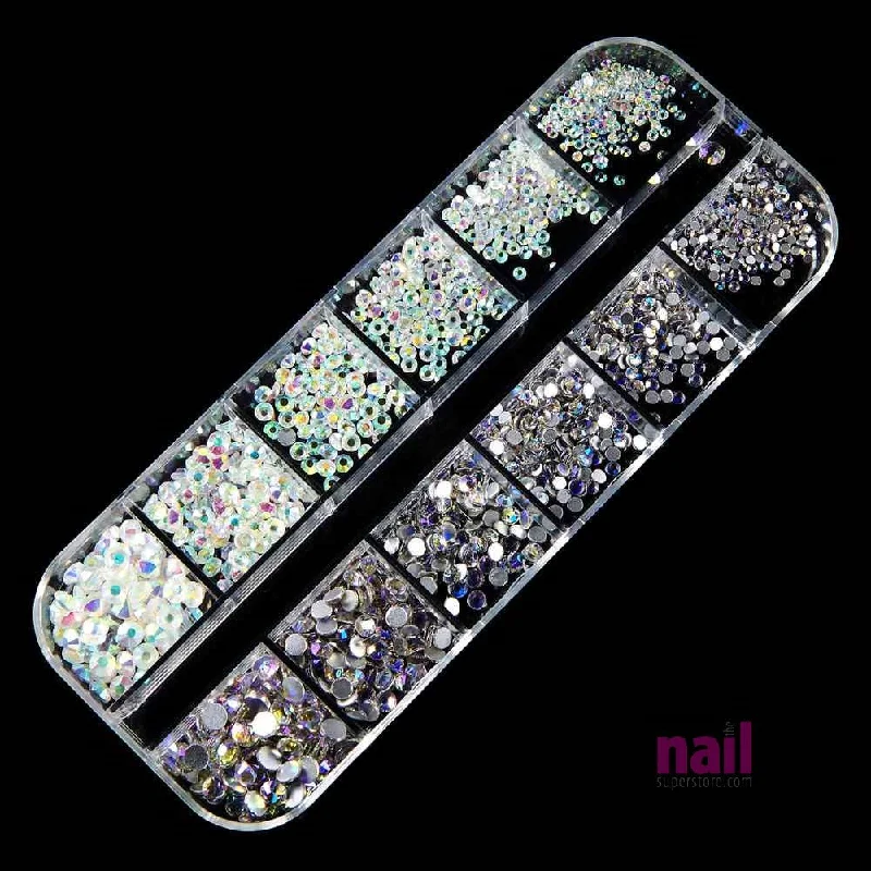 Anti-chip nail gel-Flatback Bling 3D Nail Art Rhinestones | Pack #2 - Pack