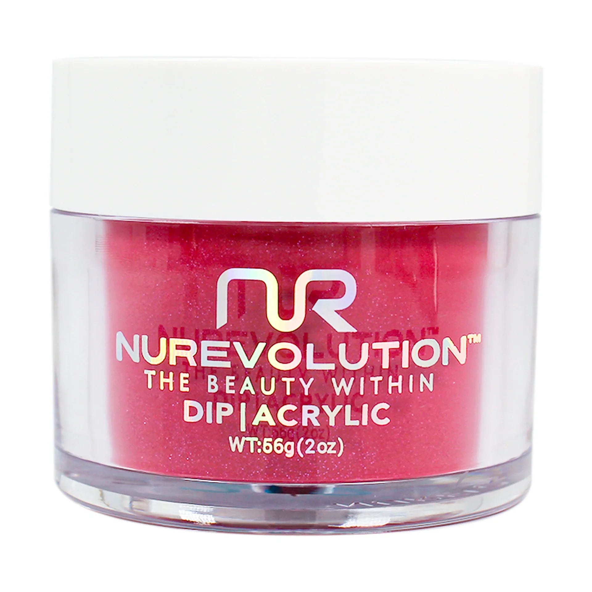 Satin nail gel finish-NuRevolution Trio Dip/Acrylic Powder 210 Renegade