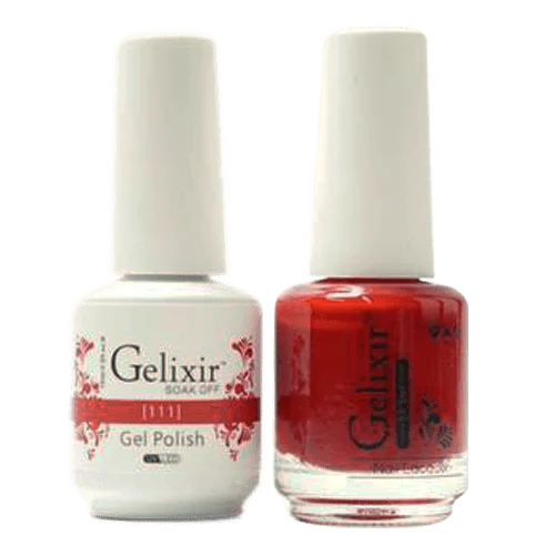 Premium nail acrylic monomer-GELIXIR GEL COLOR  - GLX111 - Duo Gel & Polish 0.5oz