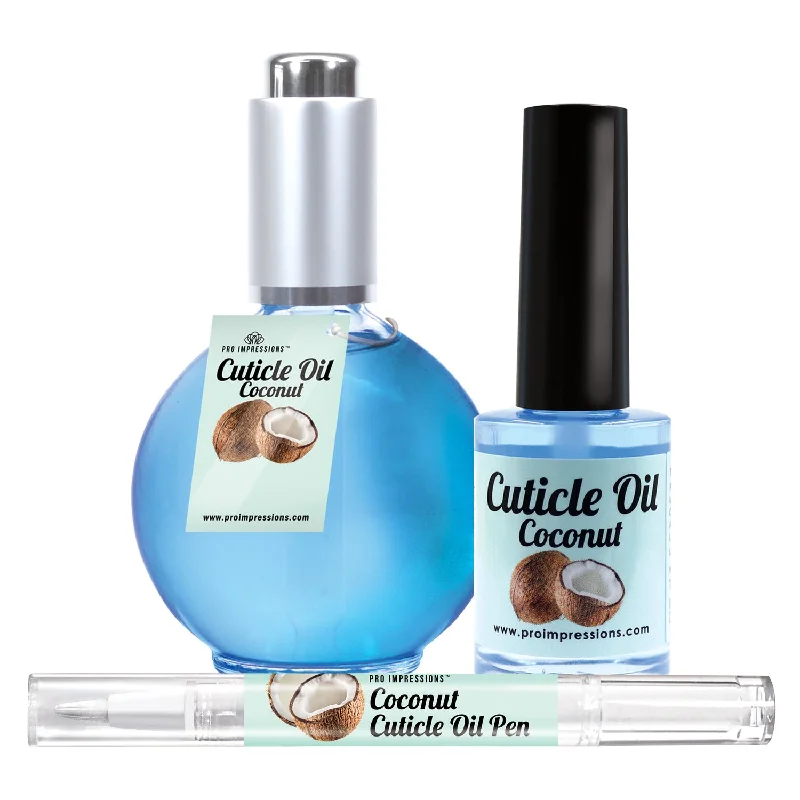 Sparkle nail art gems-Coconut Scented Cuticle Oil