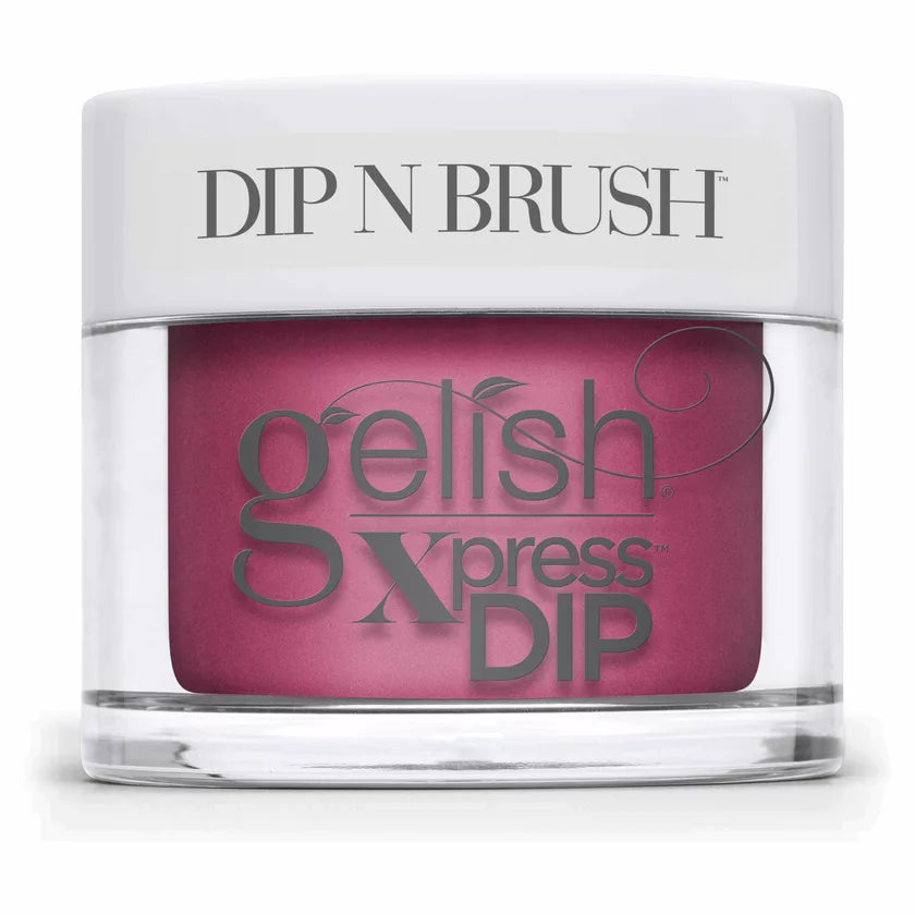 Mirror-effect nail polish-GELISH Dip & Brush - 022 Prettier In Pink - 1.5oz