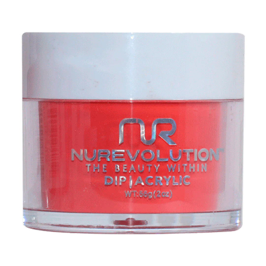 Professional nail acrylic powder-NuRevolution Trio Dip/Acrylic Powder 036 XOXO