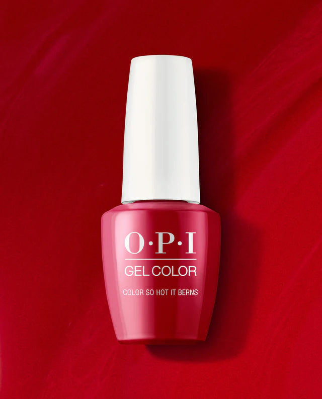 Gentle nail polish remover wipes-OPI GELCOLOR - GCZ13 - SO HOT IT BERNS