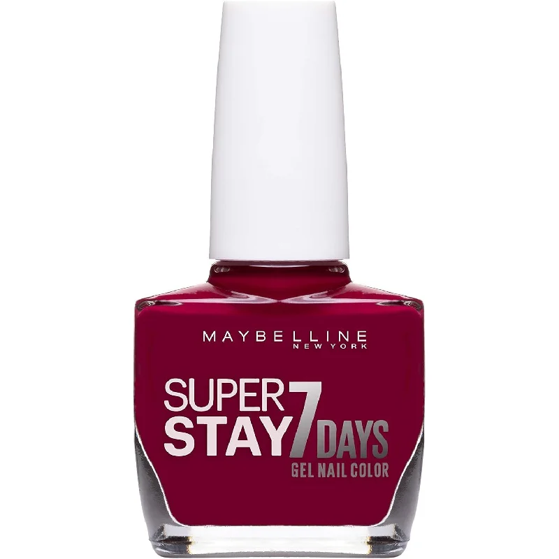 Instant-dry nail polish drops-Maybelline Superstay 7 Days Gel Nail Polish 265 Divine Wine