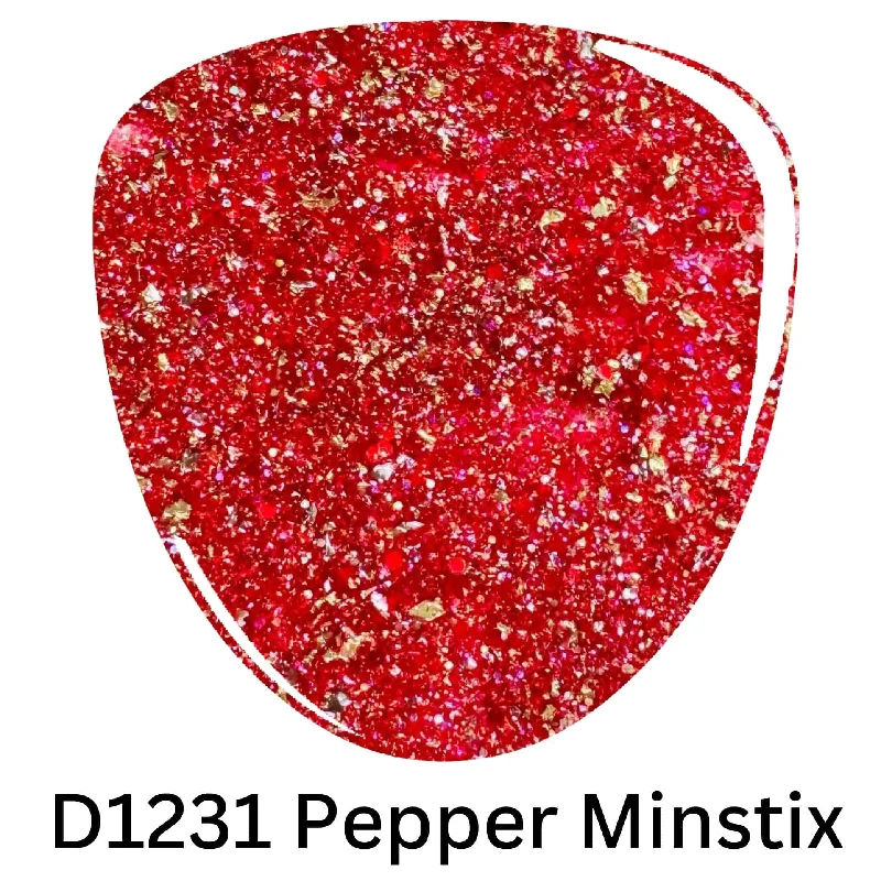 Organic nail polish remover-D1231 Pepper Minstix Holiday Dip Powder