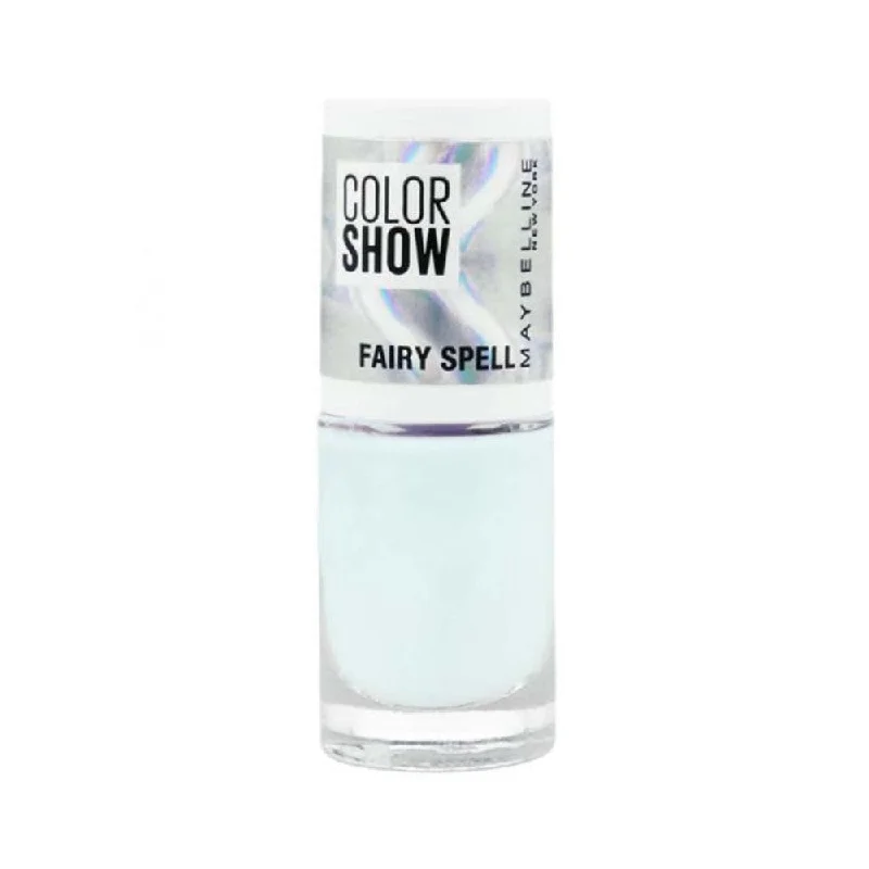 Shimmery nail art decals-Maybelline Color Show Fairy Spell Nail Polish 492 Enchanted Sky